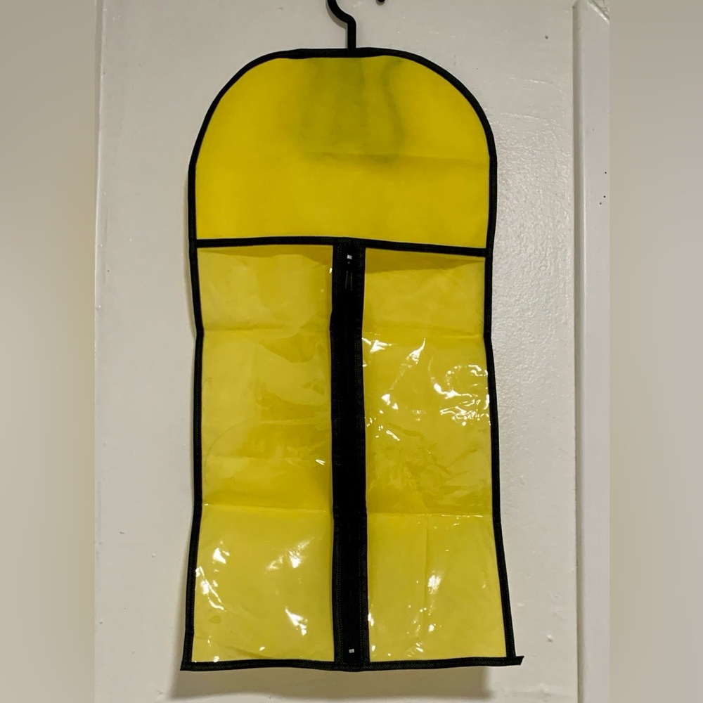 Yellow Hanging Garment Organizer
